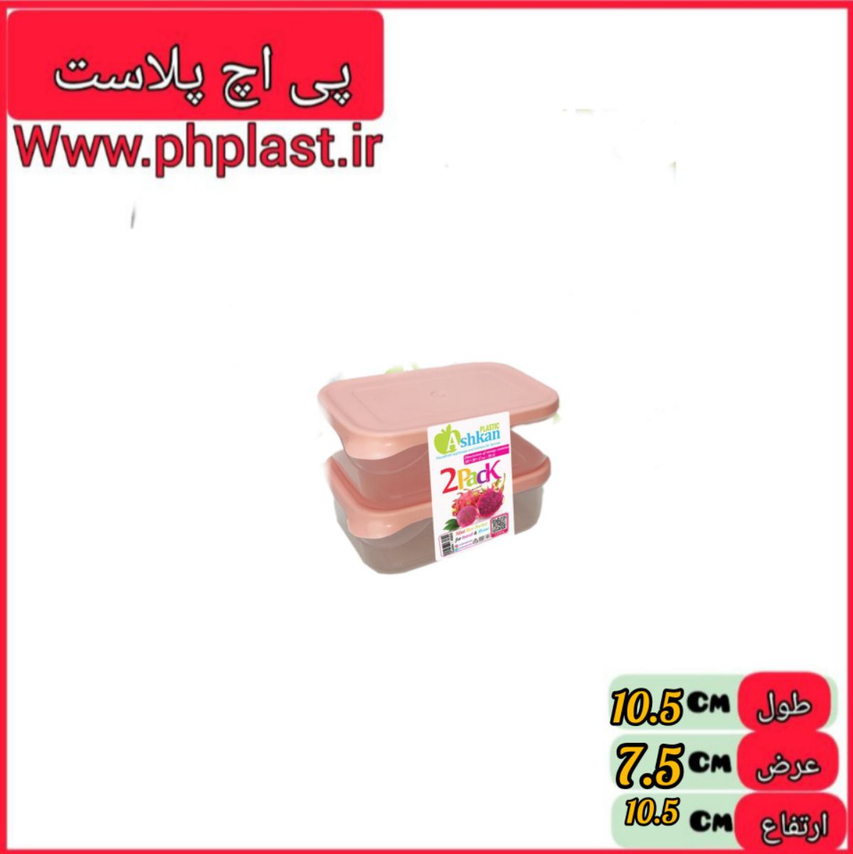 فریزری مستطیل گلرو مینی 2 عددی اشکان   