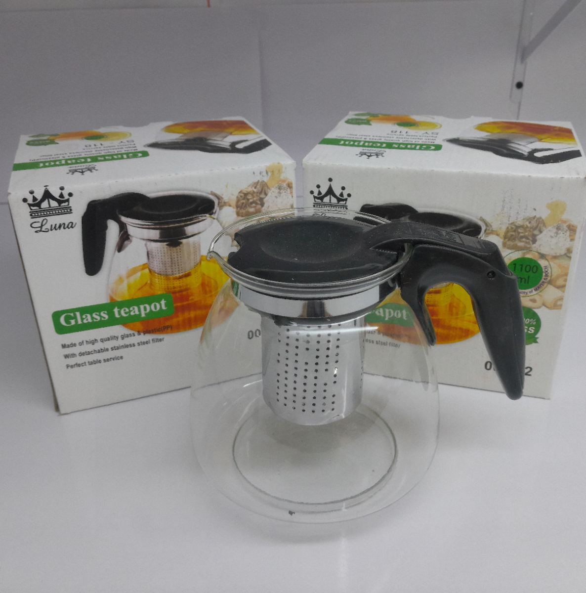 قوری پیرکس معمولی 1100 طرح چینی   